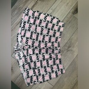 Victoria’s Secret pink boxer shorts